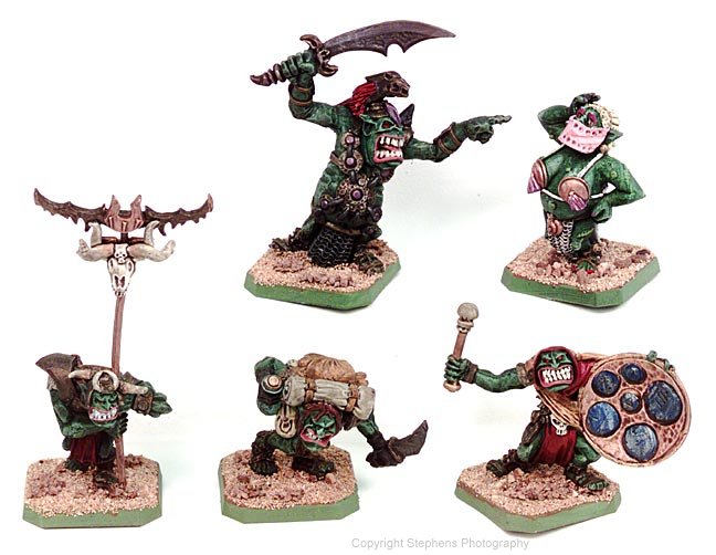 Orc King and Retinue