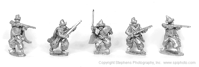 Grenz Infantry with Muskets 17th Century