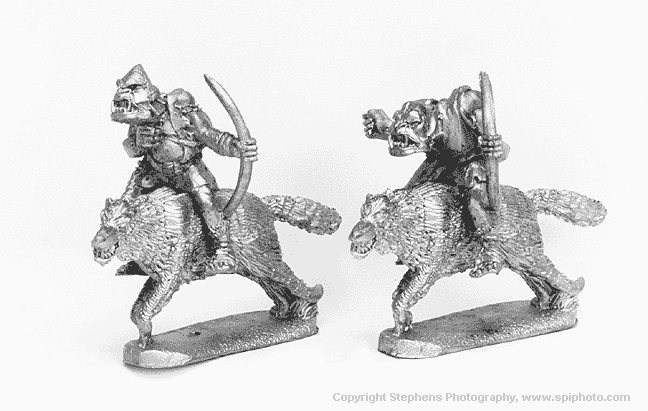 Orc Wolf Riders with Bows (2)