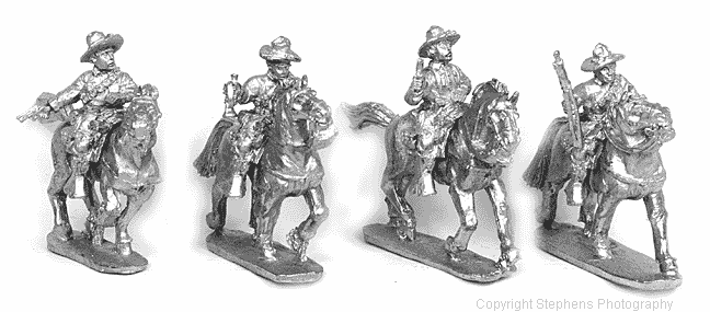US Cavalry - mounted with command