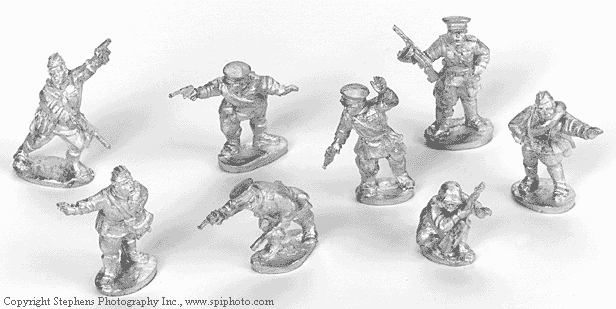 Command figures, officer and NCOs