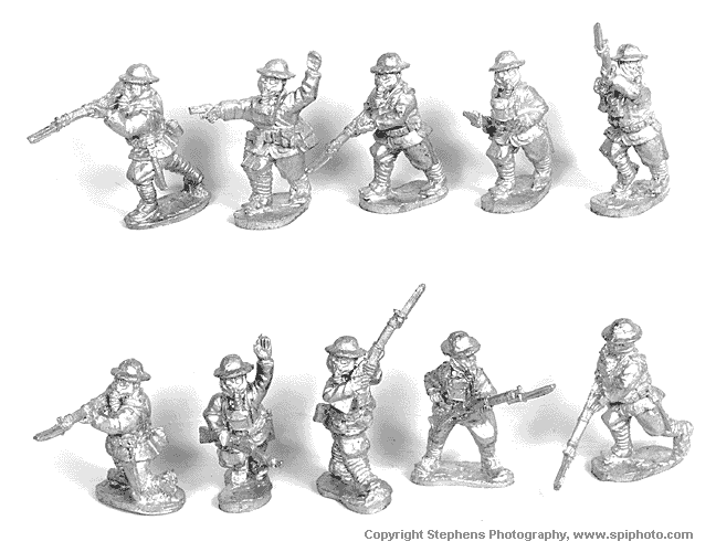 American Gas Mask Infantry with Command