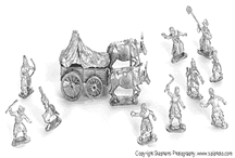 Wagon Laager with  defenders