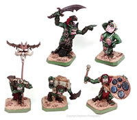 Orc King and Retinue