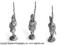 Grenadiers Standing, fur cap