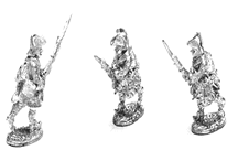 Infantry in Tricorn Advancing with collar, fur pack