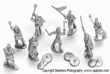 9th Century Scots with Axes & Command