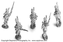 Infantry in Leather Shako-Advancing