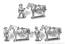 Dismounted Horse Holders