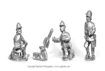 French Light Trench Mortar and Crew
