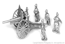French 75mm Field Gun and Crew