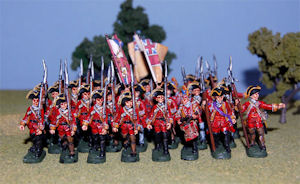 British Infantry Marching